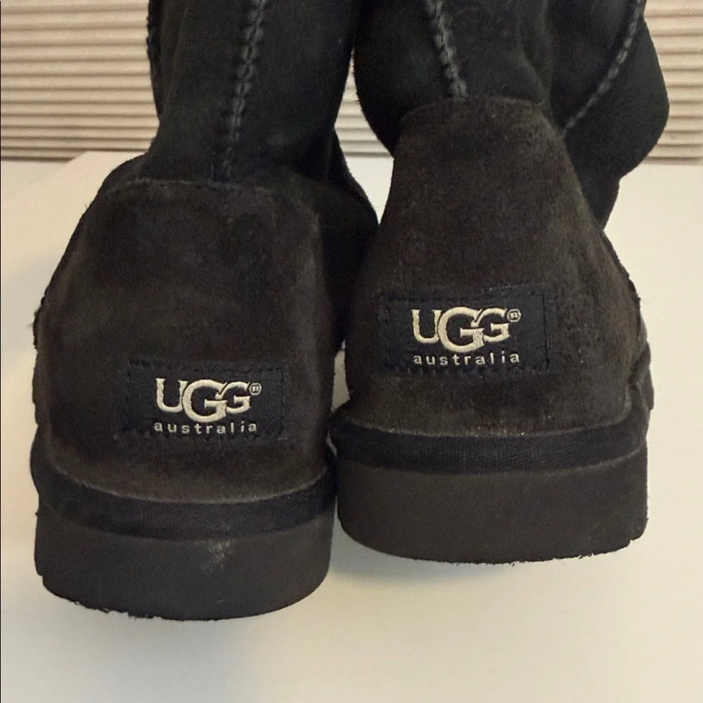 UGG Classic Black Tall Boots 8